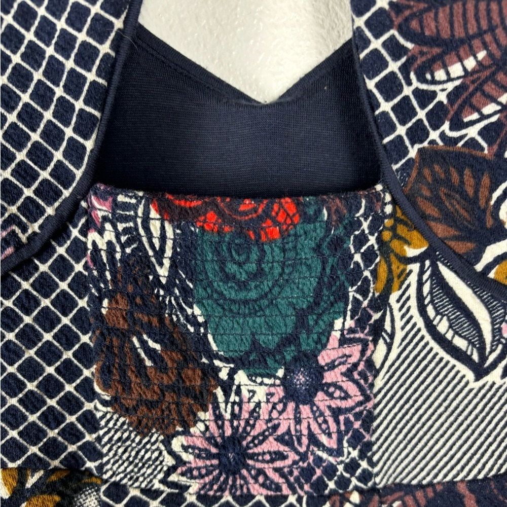 Maeve Anthropologie Fairchild Floral Scoop Neck Sleeveless Mini Dress Women's XS - Picture 12 of 12